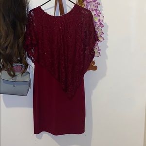 Maroon dress
